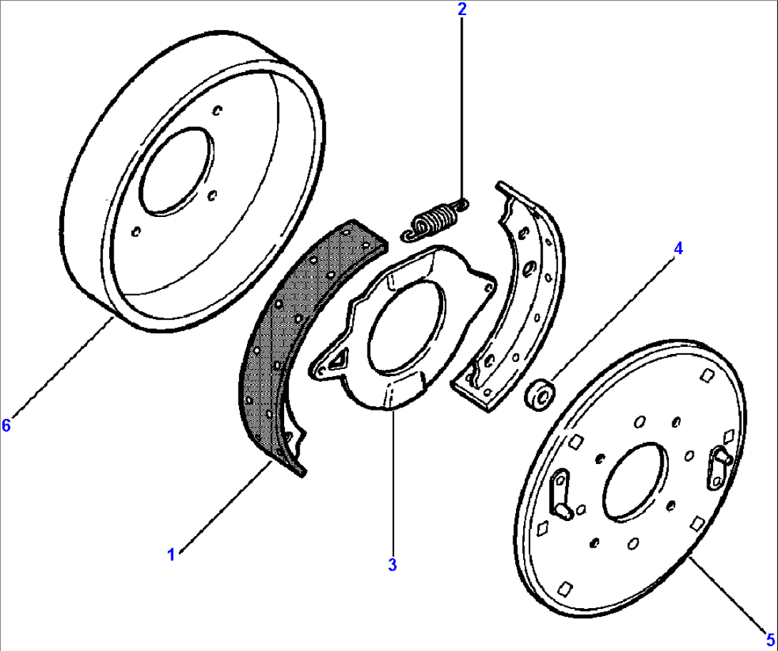 PARKING BRAKE (KOMEC AXLE 510C S/N 4501-4515)