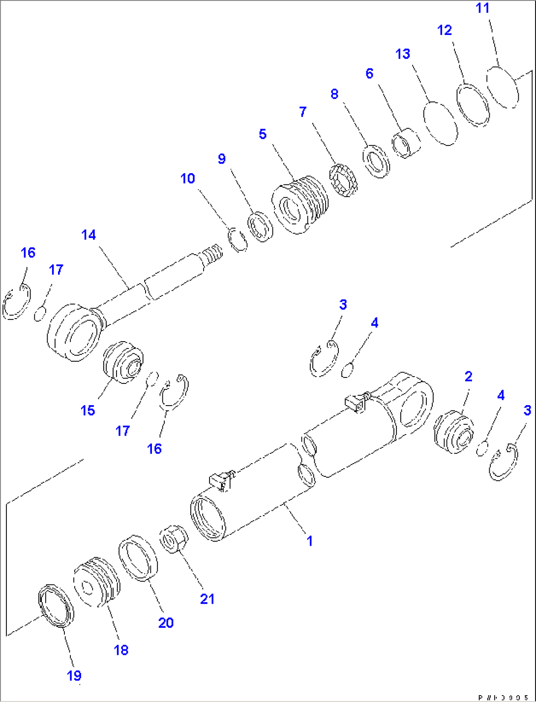 ANGLE CYLINDER (POWER ANGLE POWER TILT DOZER)