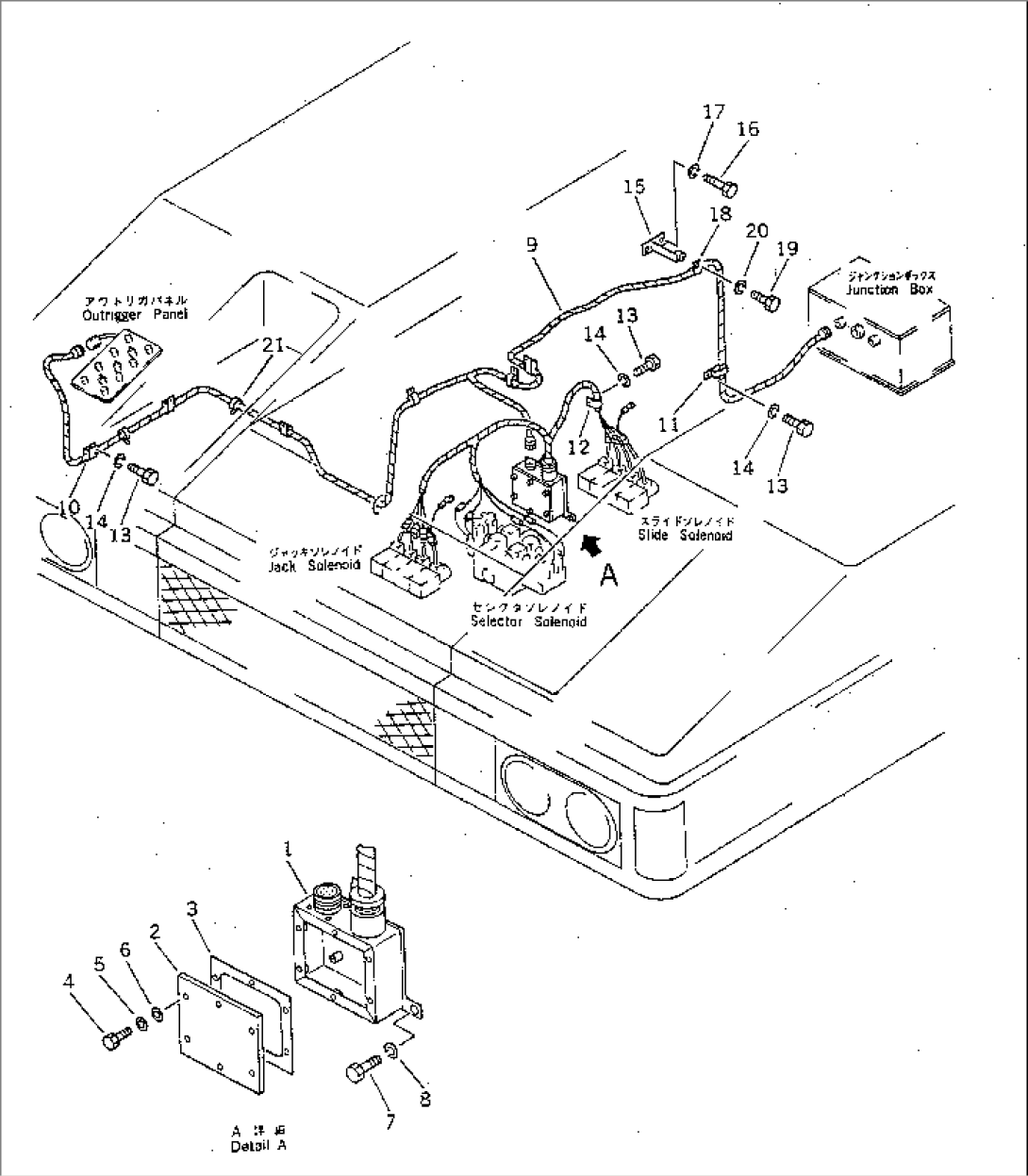 ELECTRICAL SYSTEM (OUTSIDE OUTRIGGER PANEL)