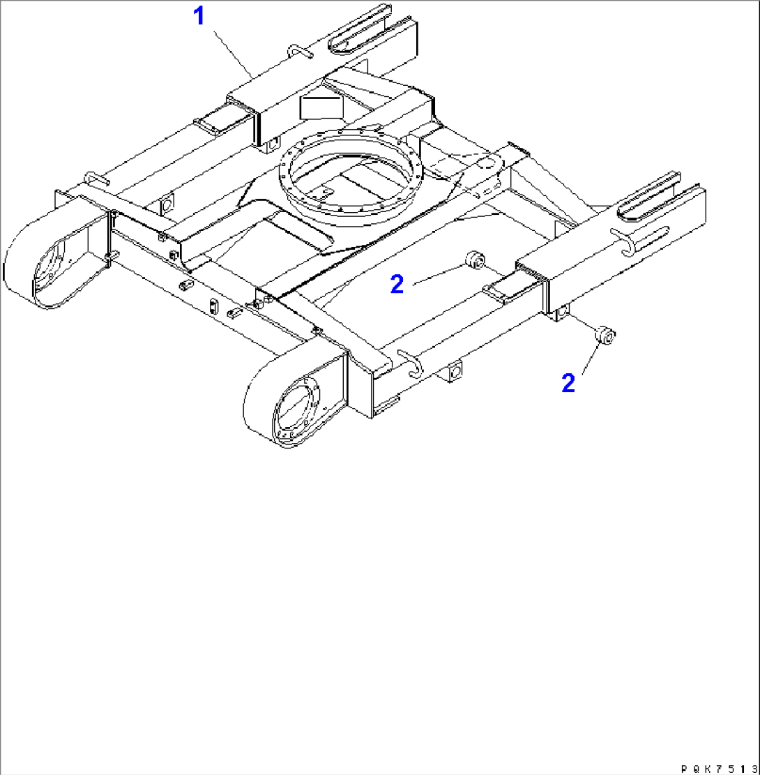 TRACK FRAME (FRAME) (FOR EC)(#1227-)