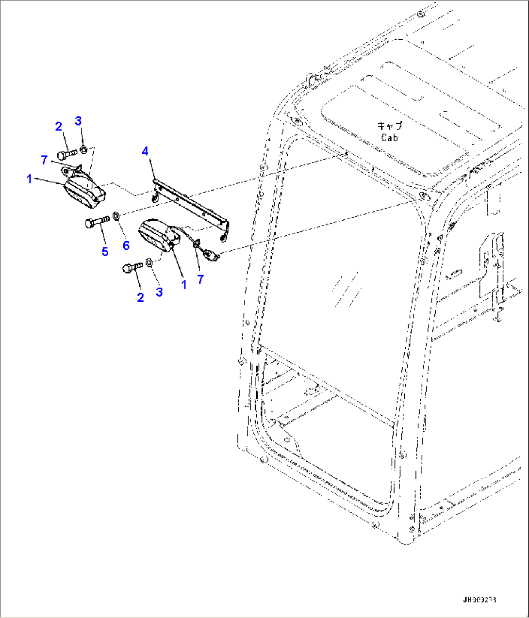 Additional Working Lamp (#1001-)