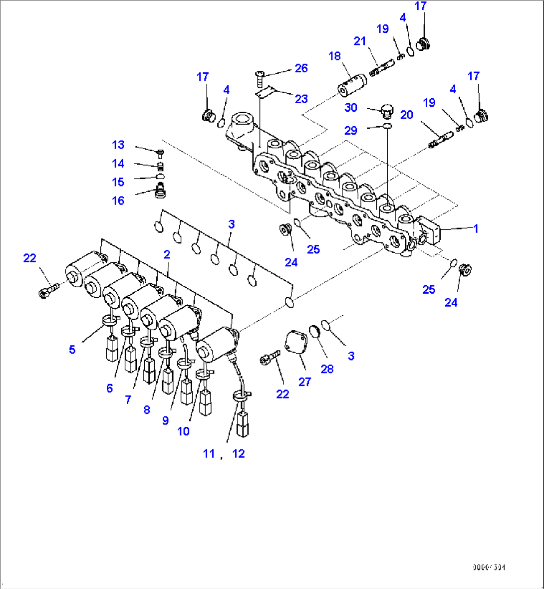 Solenoid Valve, Inner Parts (#80001-80037)