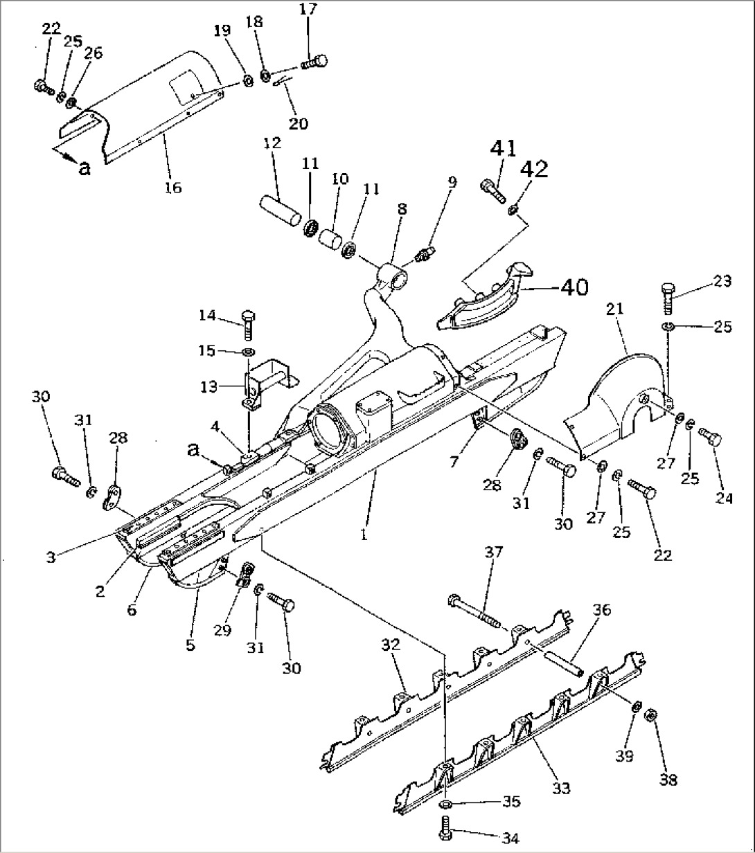 TRACK FRAME (FOR STRENGTHENED TRACK)