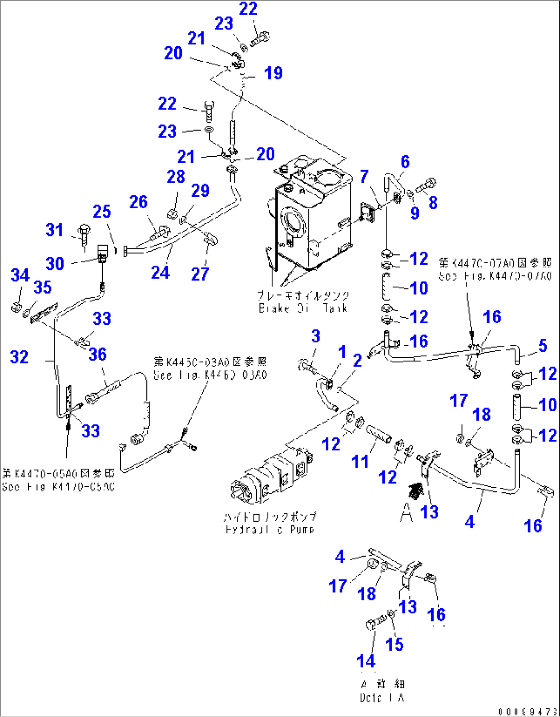 BRAKE PIPING (SUCTION LINE 2/2)(#50090-)