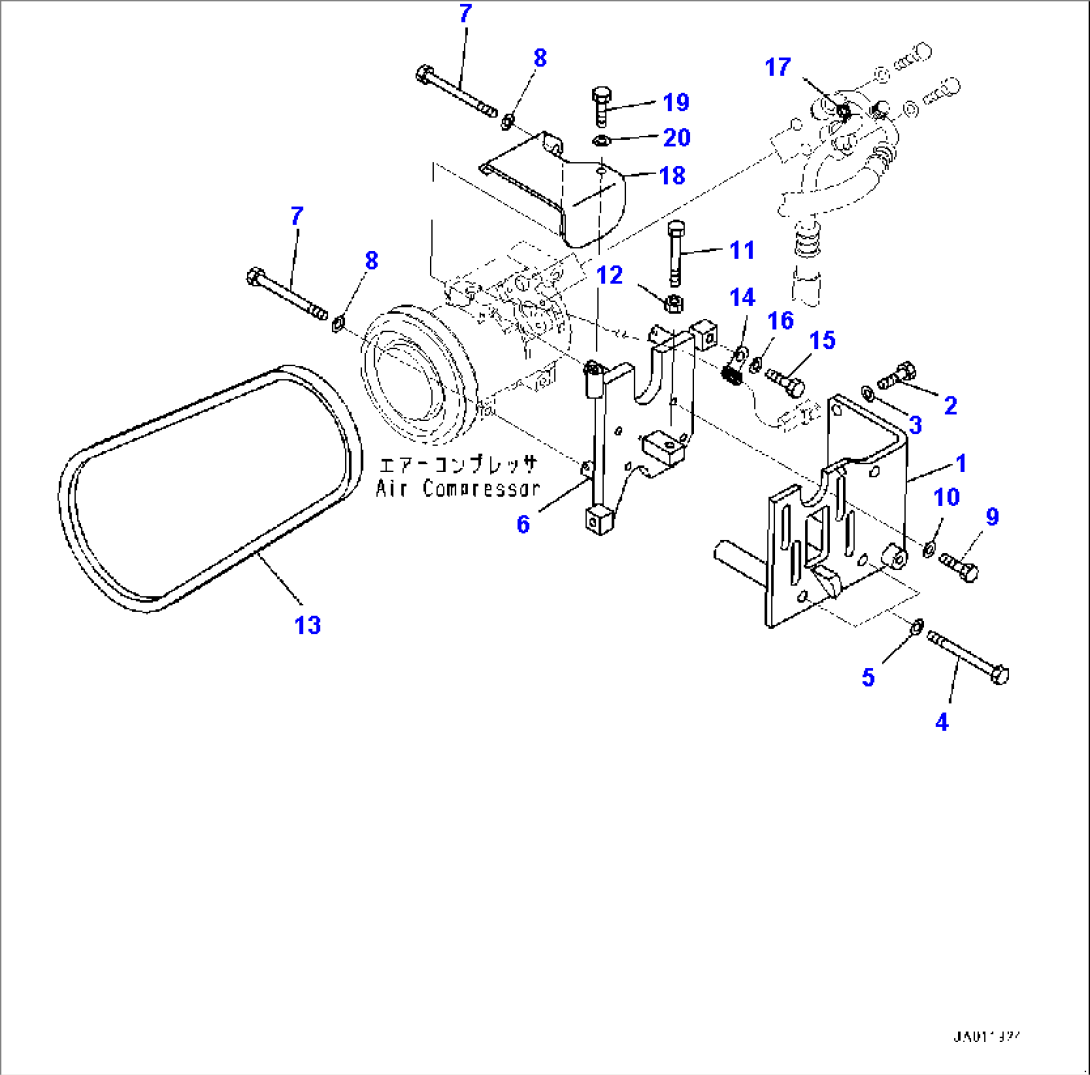 Air Conditioner Unit, Air Conditioner Unit Mounting (#81185-)