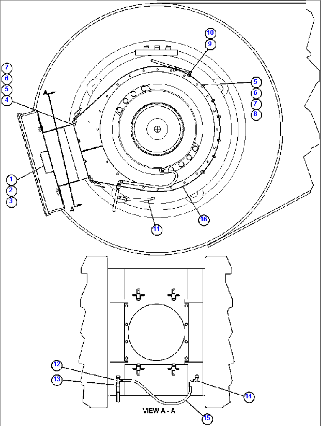 REAR WHEEL COOLING (EXHAUST)