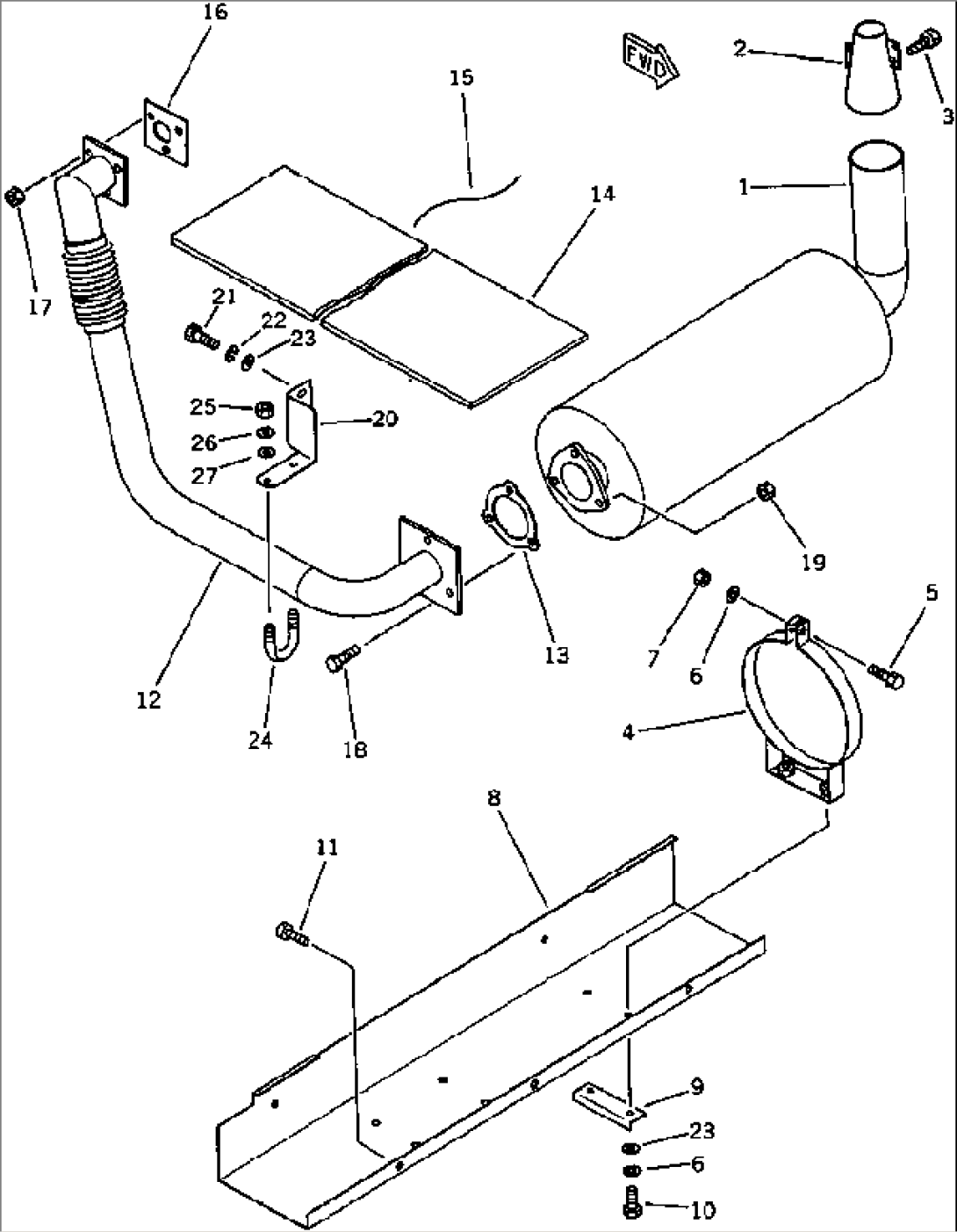 MUFFLER(#4611-)