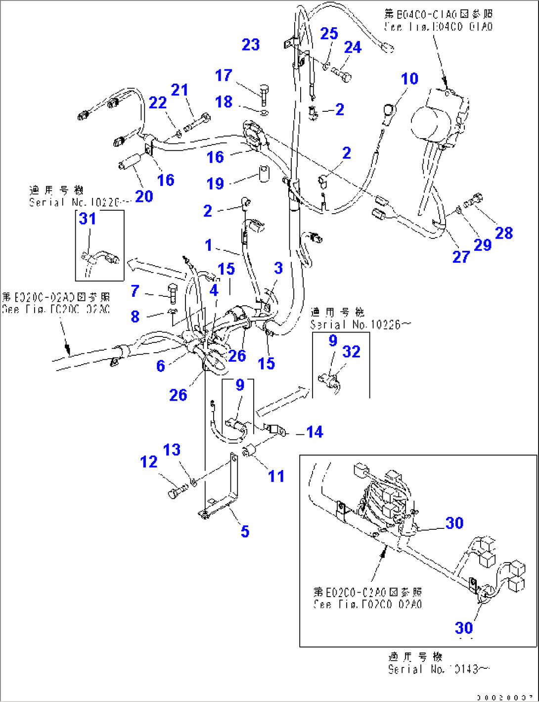 WIRING (MAIN HARNESS) (CLIP)(#10001-11000)