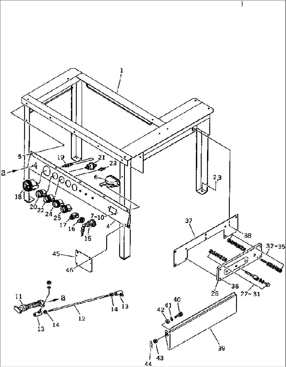 ENGINE OPERATING PANEL ASS