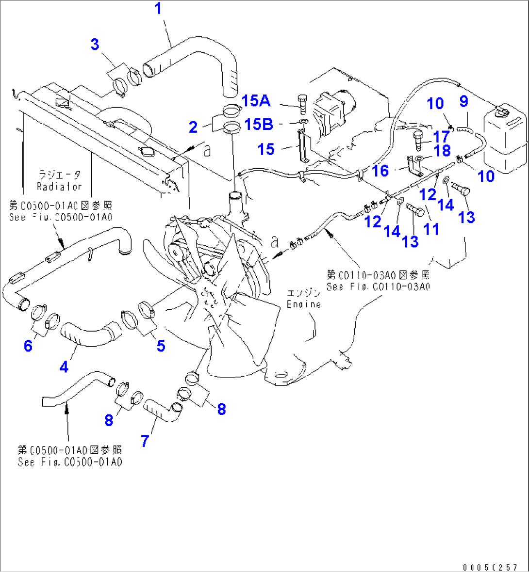 ENGINE HOSE(#2001-)