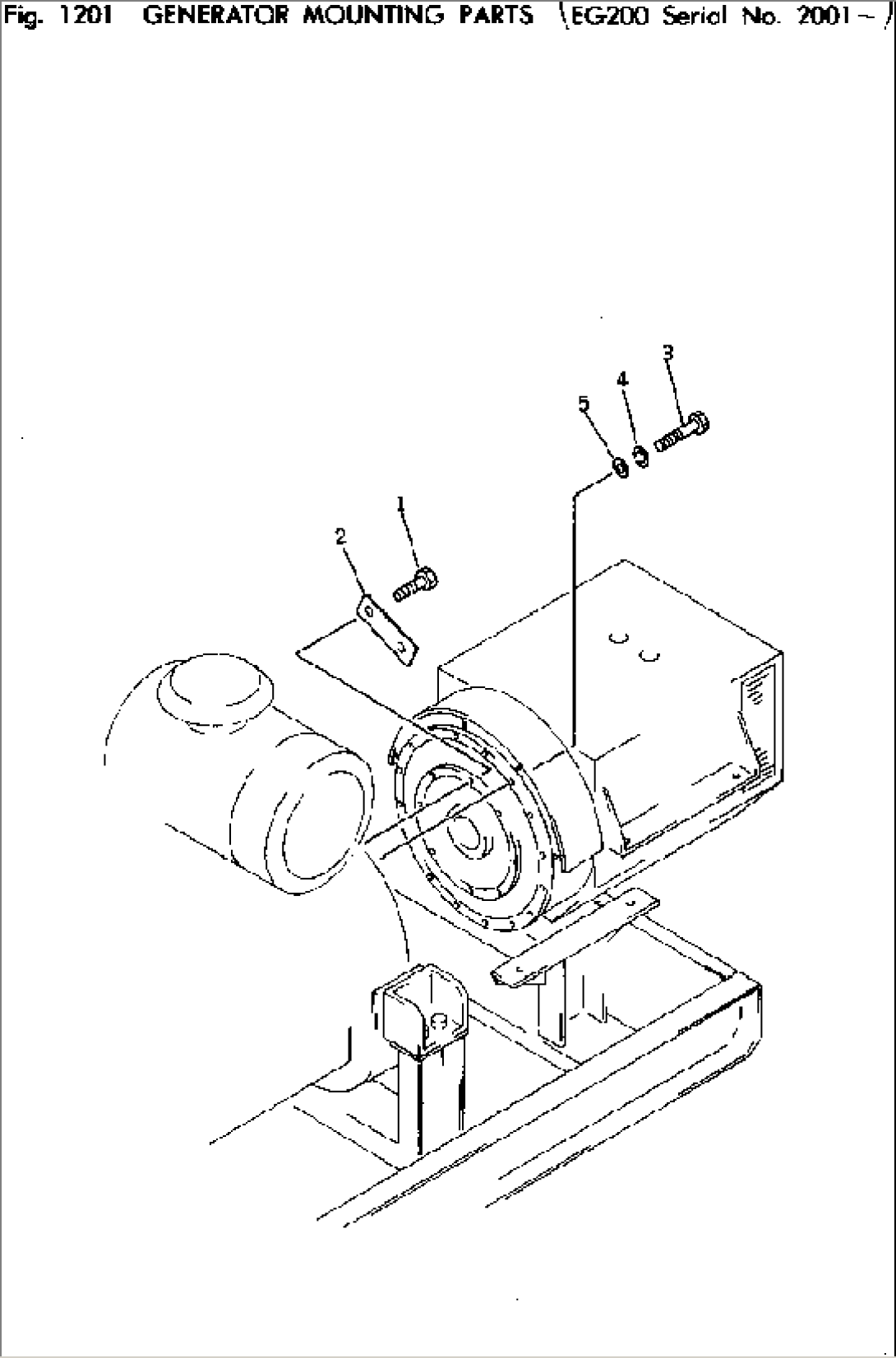 GENERATOR MOUNTING PARTS