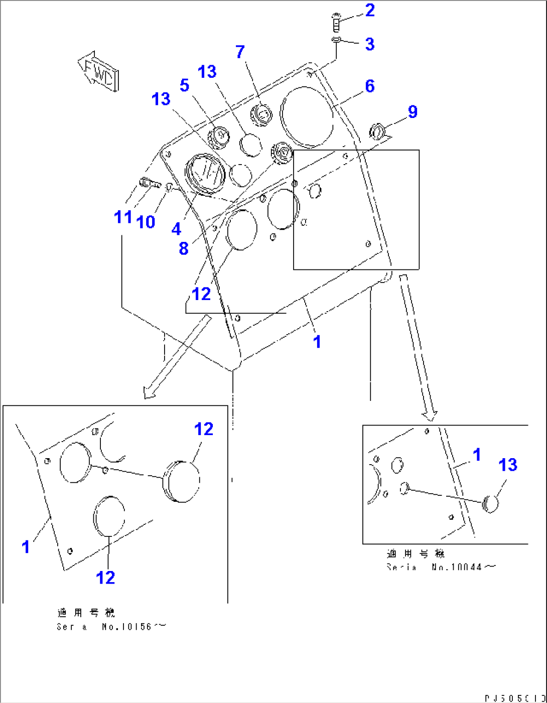 INSTRUMENT PANEL (CENTER)