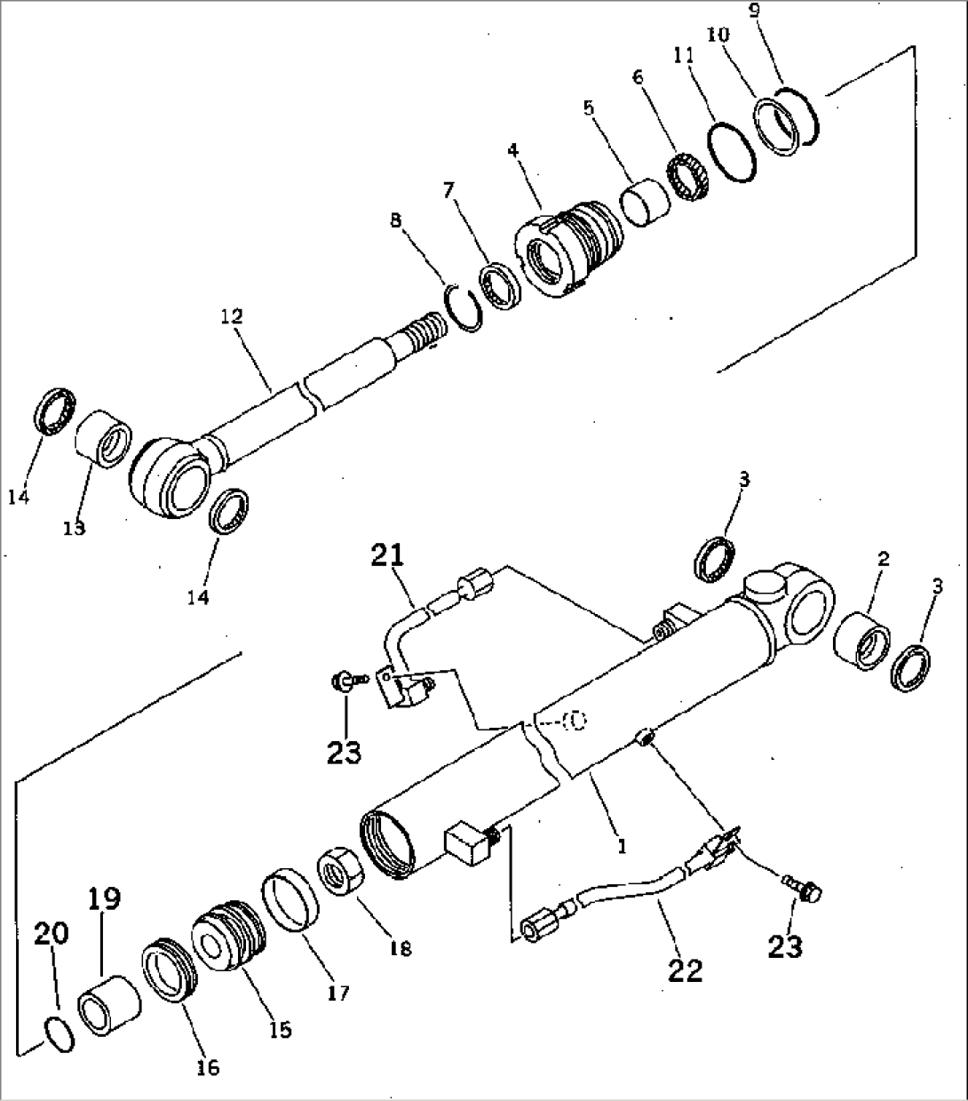 ARM CYLINDER (INNER PARTS) (FOR ATTACHMENT)