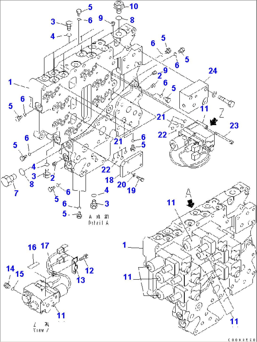 TRANSMISSION CONTROL VALVE (CONTROL VALVE AND ECMV)(#55001-)
