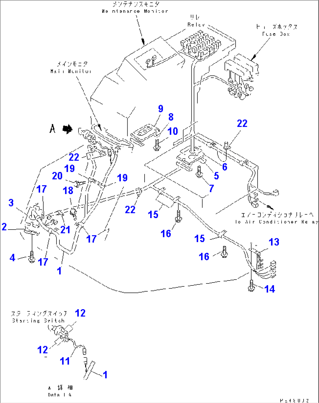 ELECTRICAL SYSTEM (FLOOR LINE)(#50001-)
