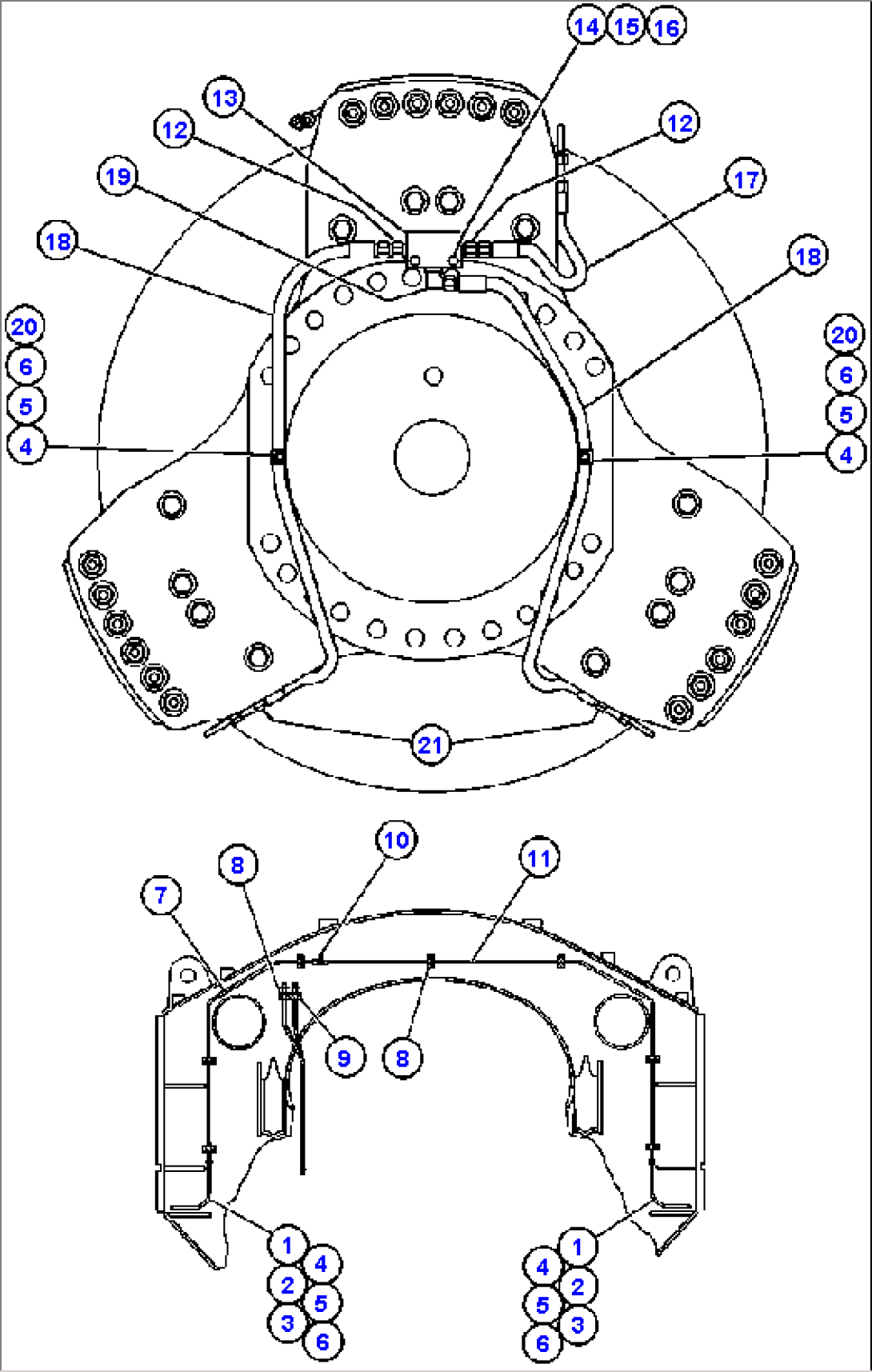 FRONT BRAKE PIPING