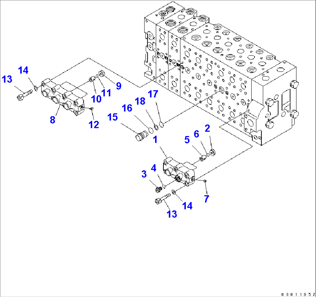MAIN VALVE (2-ACTUATOR) (8/16)