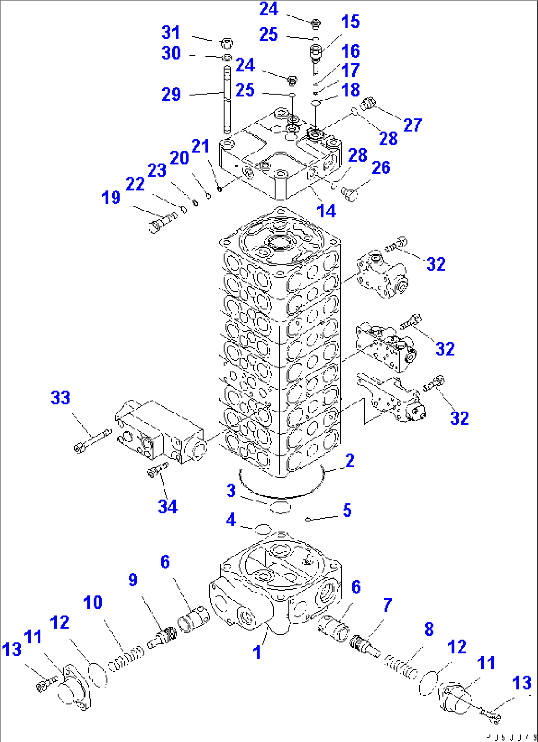 MAIN VALVE (9-VALVE) (5/15)