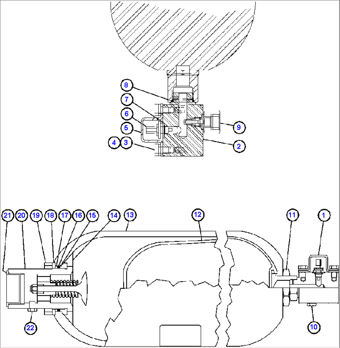 STEERING ACCUMULATOR ASSEMBLY (PC1338)