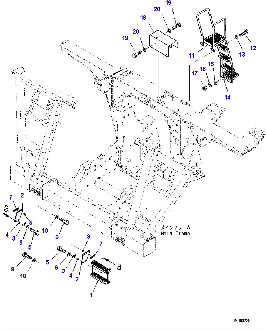 Ladder, Rear (#80138-)