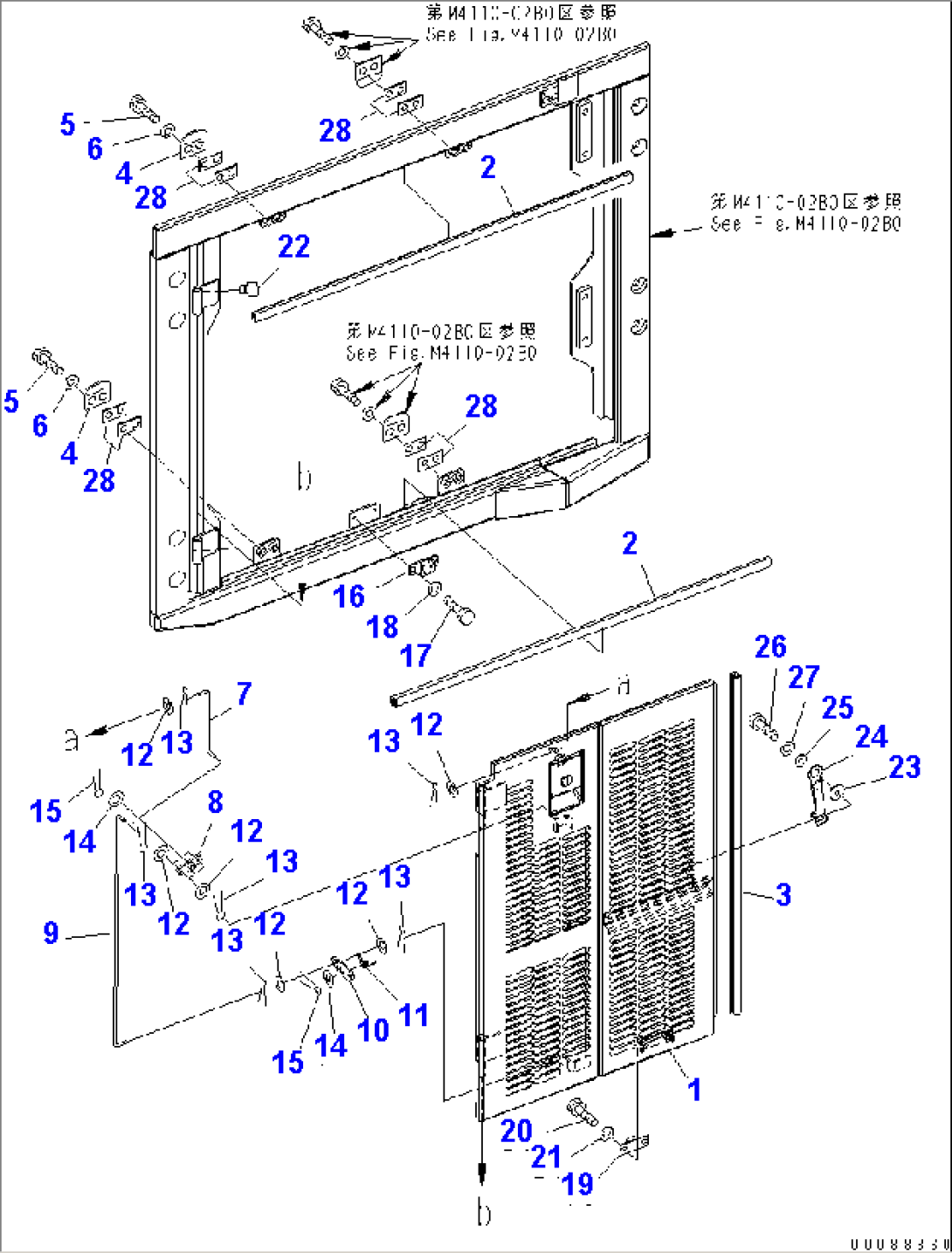 HOOD DOOR (L.H.) (2/3)(#70002-)