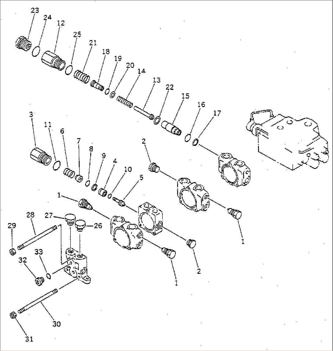 HYDRAULIC CONTROL VALVE (2/4)