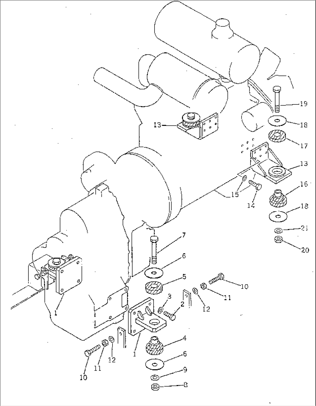 ENGINE MOUNTING PARTS