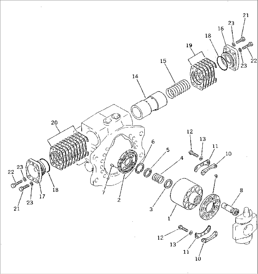 HYDRAULIC PUMP¤ FRONT (2/2) (WITH OLSS)