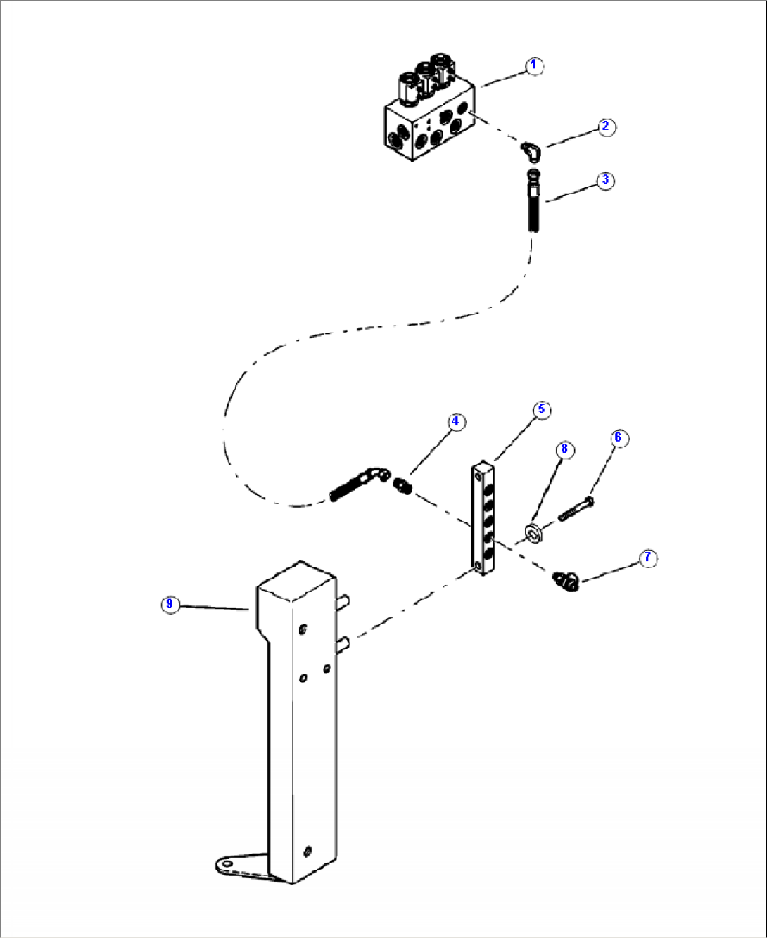 H0319-01A0 PILOT PRESSURE MANIFOLD TEST LINE