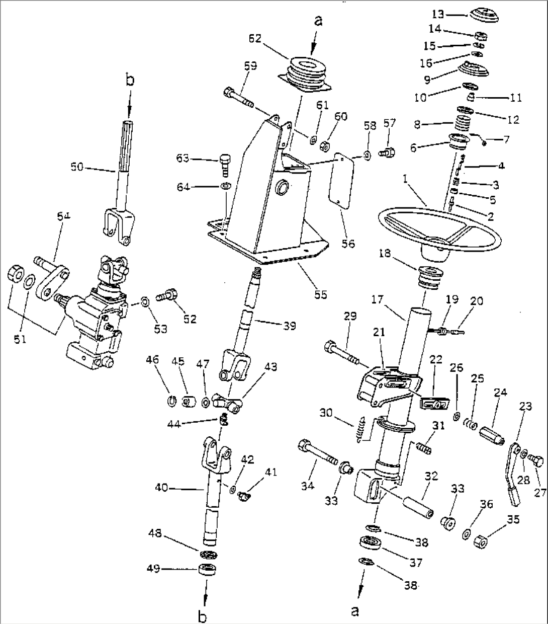 STEERING WHEEL AND COLUMN
