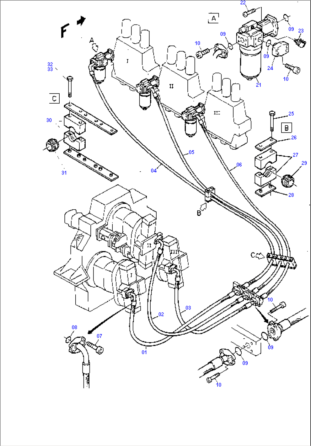 Lines, Pumps - Control Blocks