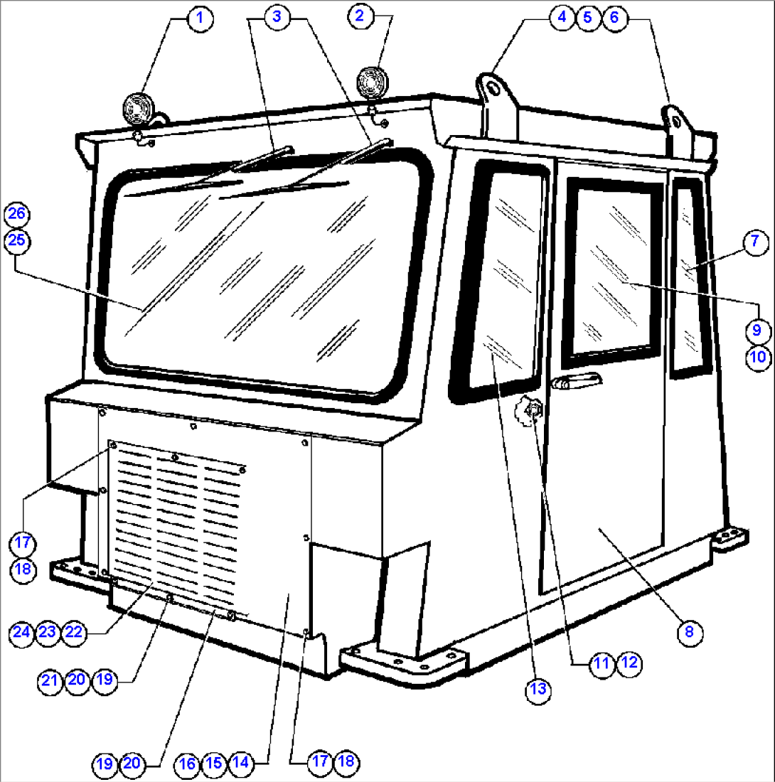 CAB ASSEMBLY (EK4250)