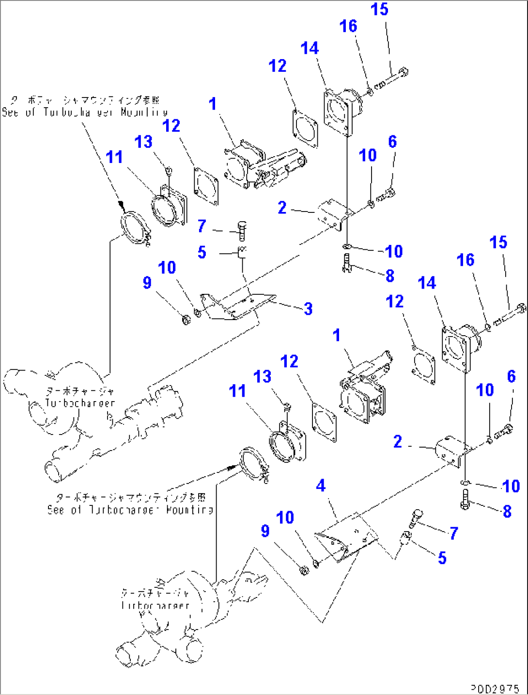 EXHAUST BRAKE AND MOUNTING(#11755-)