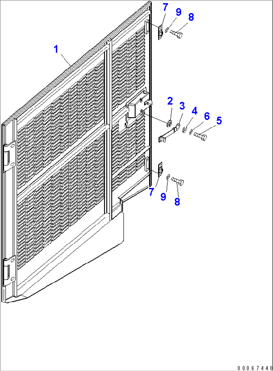HOOD DOOR (R.H.)(#60002-)