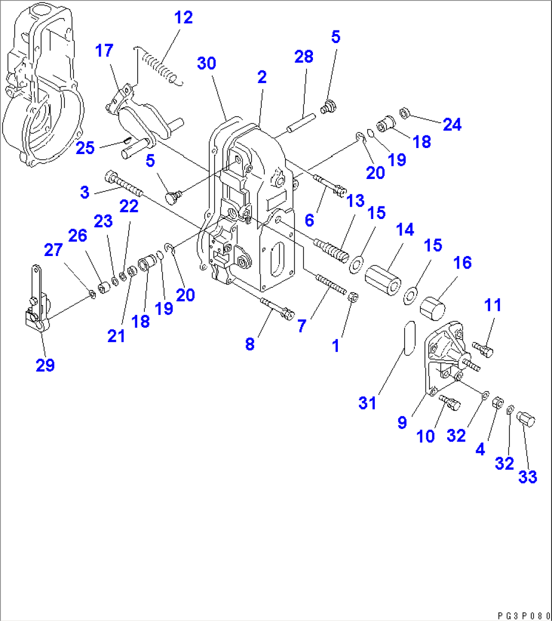 FUEL INJECTION PUMP (GOVERNOR) (2/2)(#10001-77195)