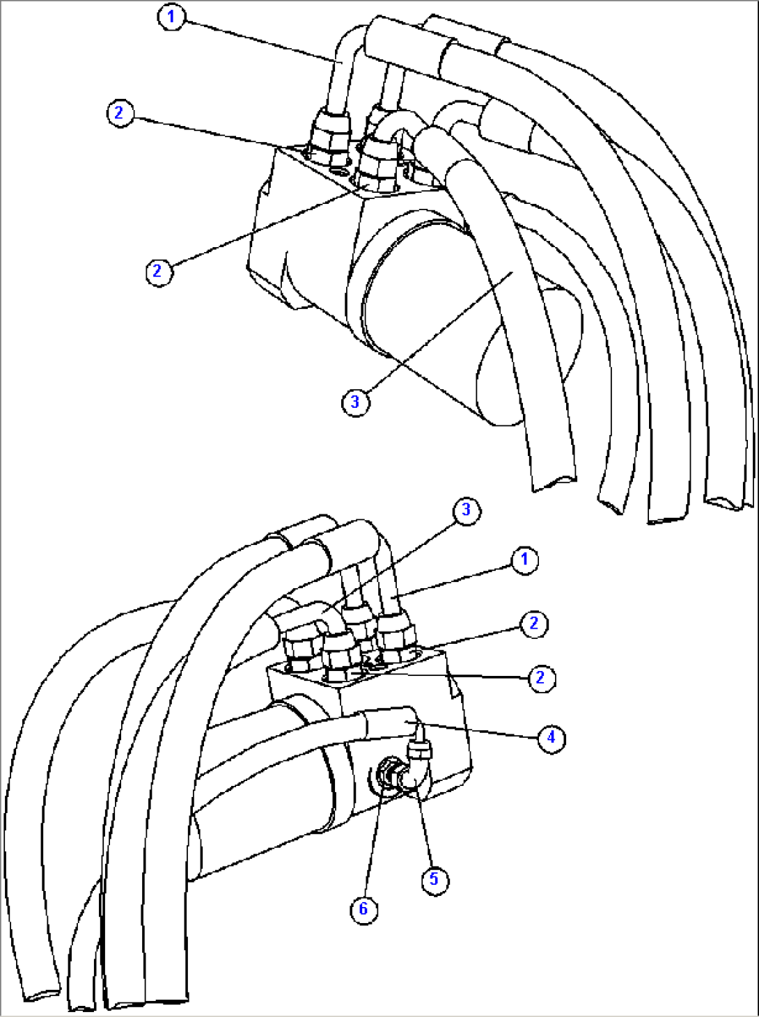 STEERING VALVE PIPING