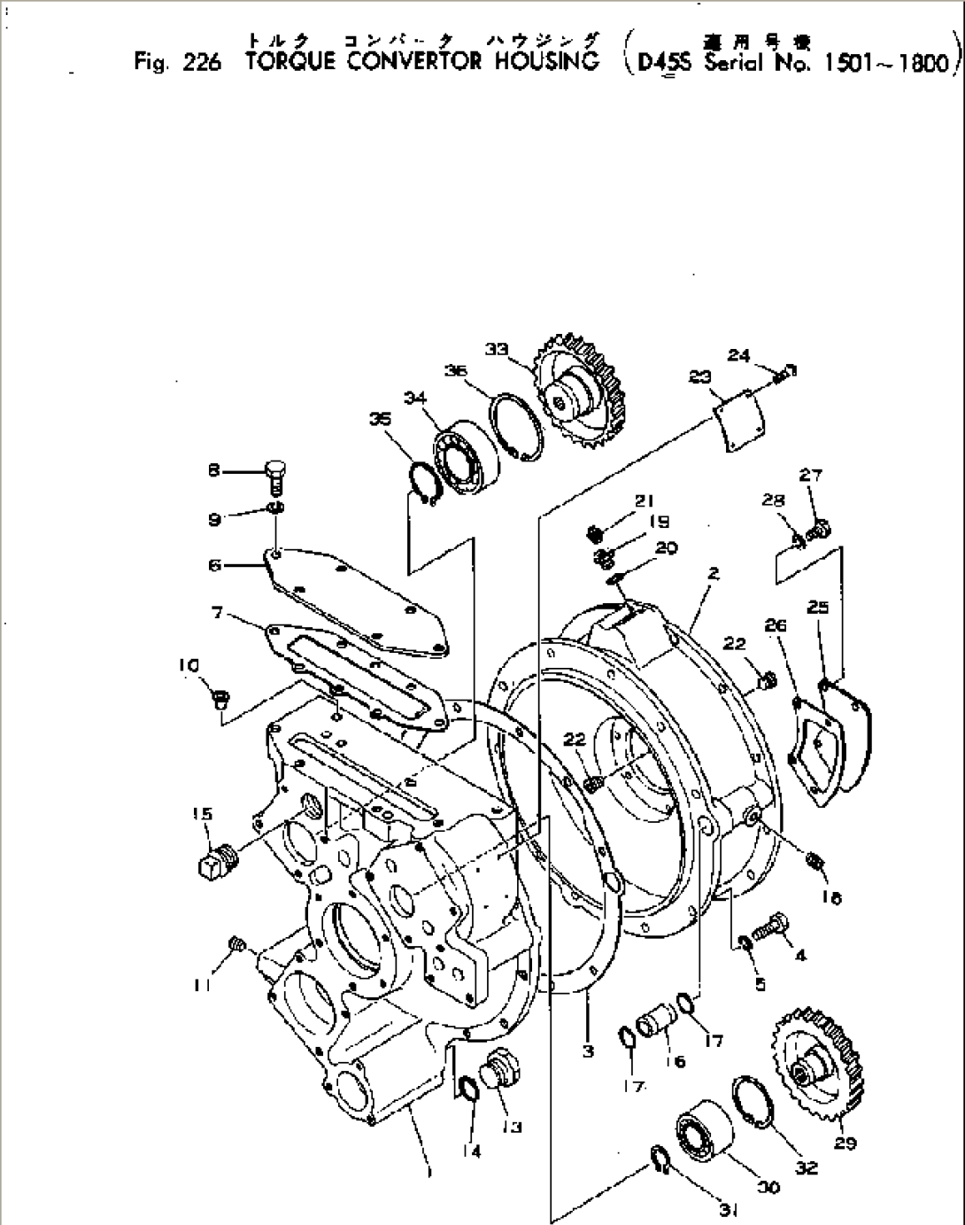 TORQUE CONVERTOR HOUSING(#K1001-1201)