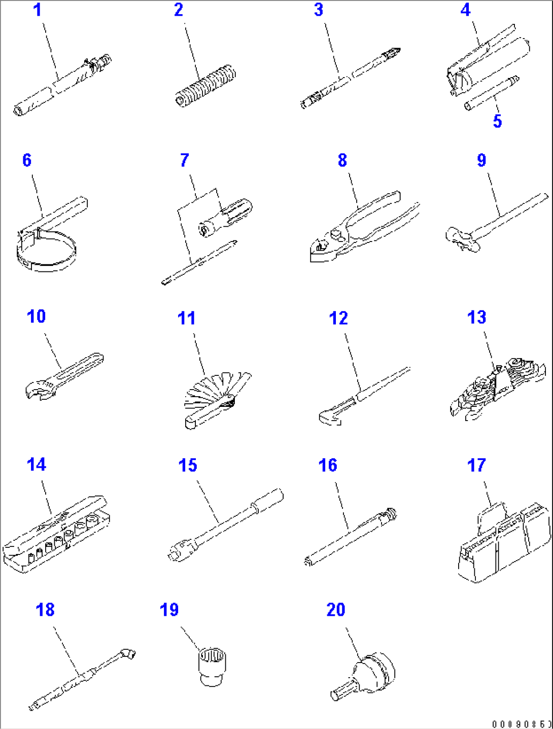 GENERAL TOOL UNIT (EU SAFETY REGULATION)(#8159-)