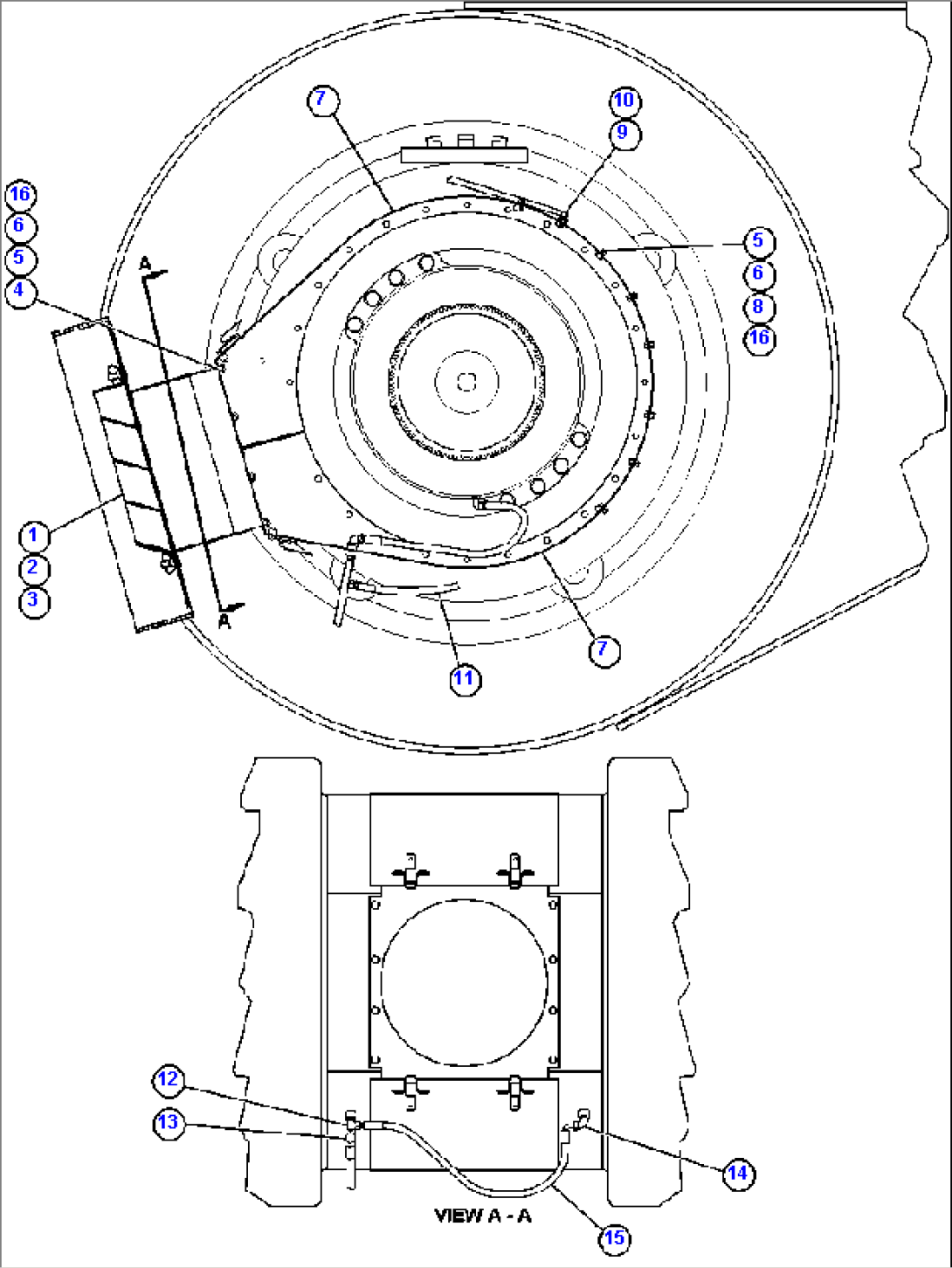 REAR WHEEL COOLING (EXHAUST)