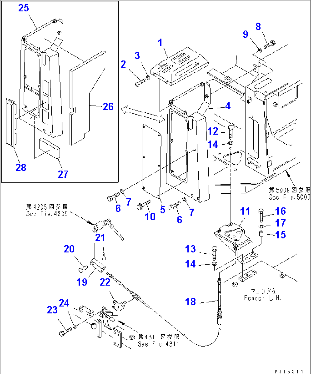 TRANSMISSION CONTROL LINKAGE (2/3)(#3223-)