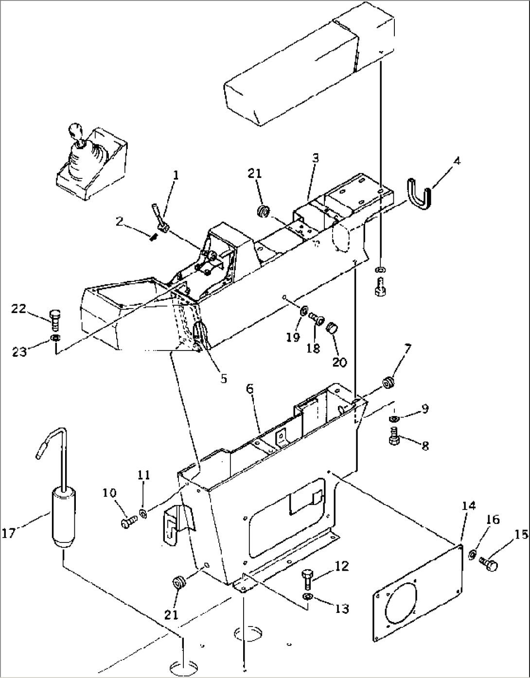 WRIST CONTROL AND STAND¤ R.H. (1/2)(#20001-21555)