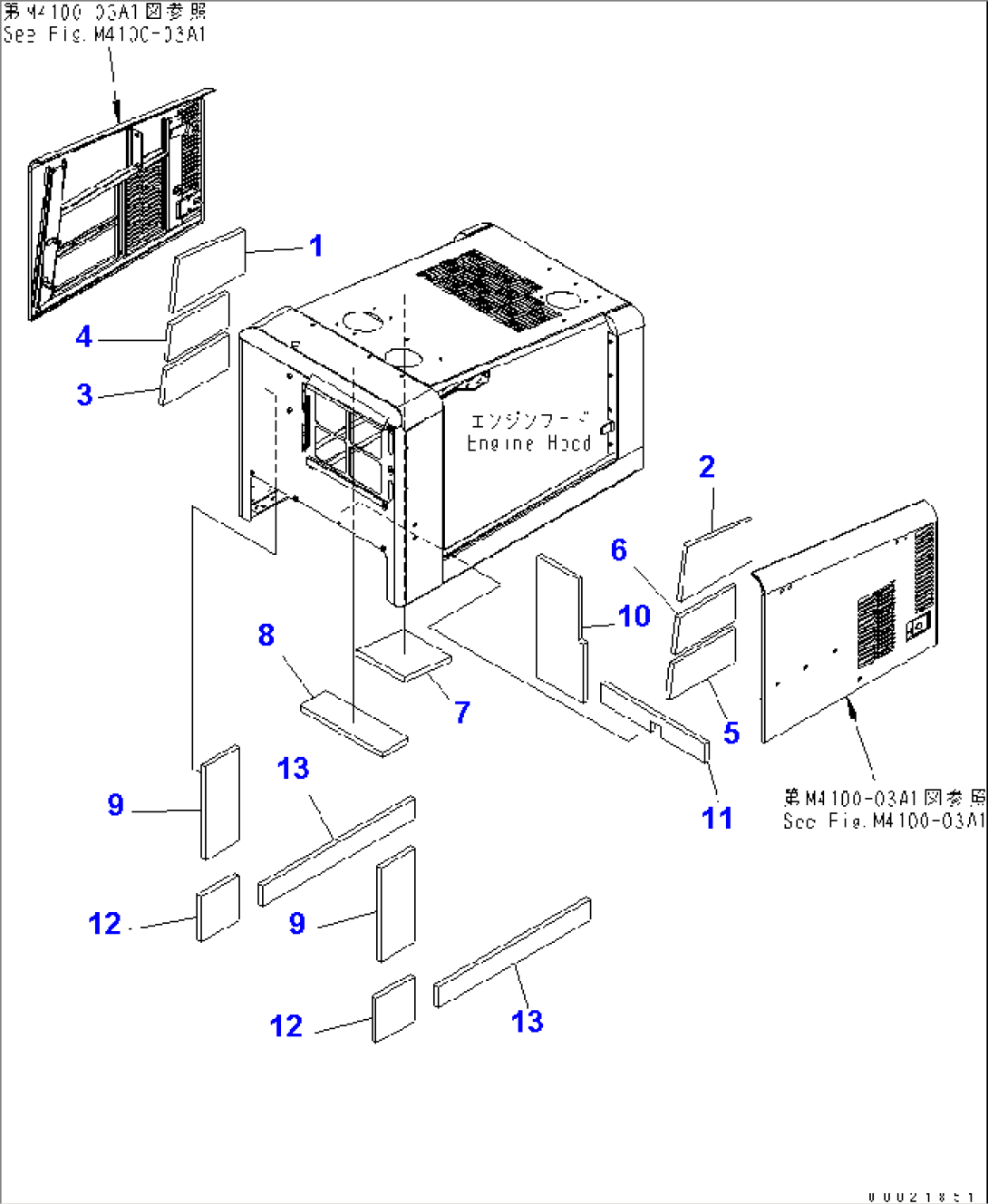 HOOD (SHEET) (FOR WIDE FENDER)