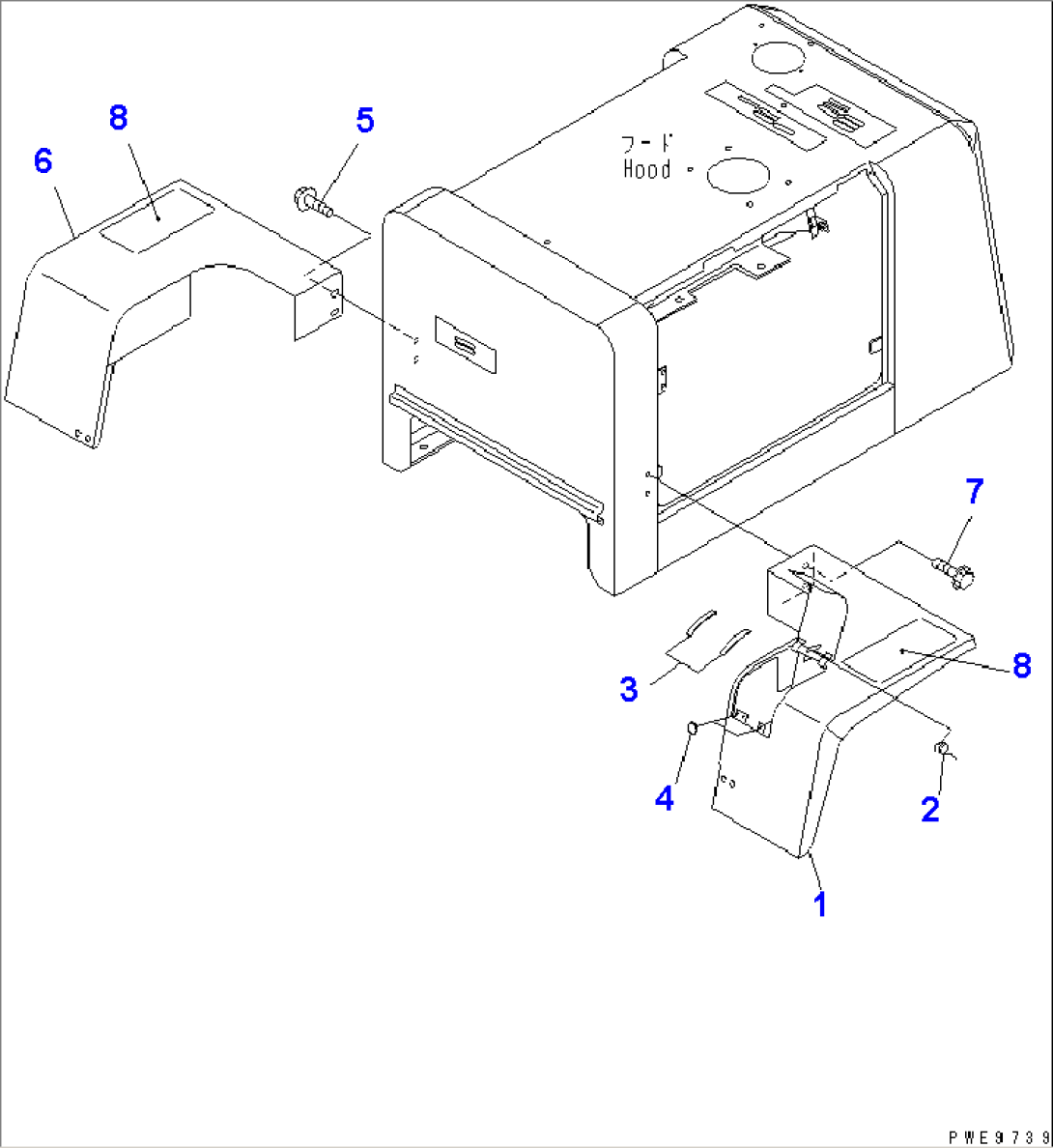 REAR FENDER (WITH CAB)