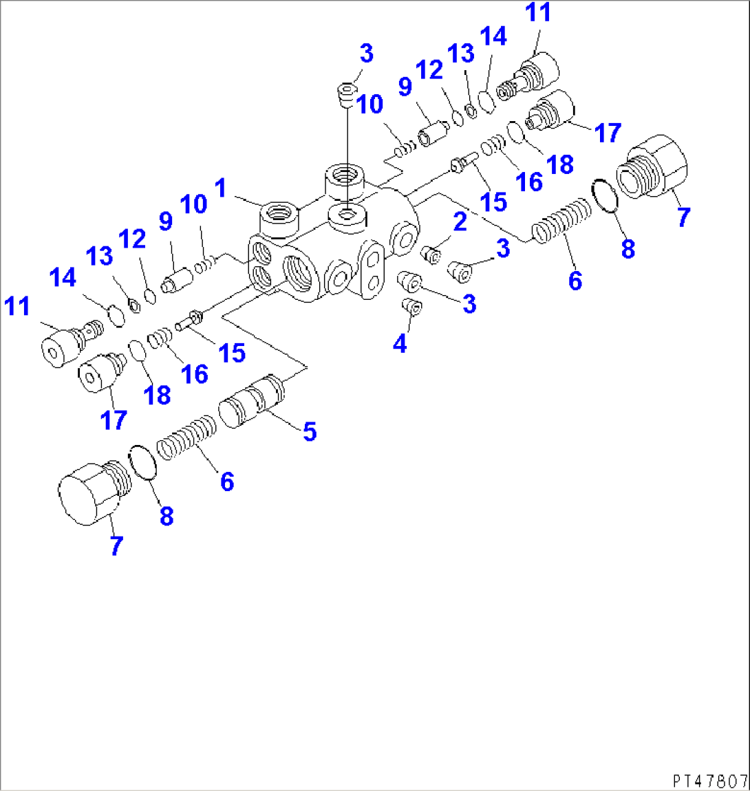 STEERING LINE (CUSHION VALVE)(#70001-)