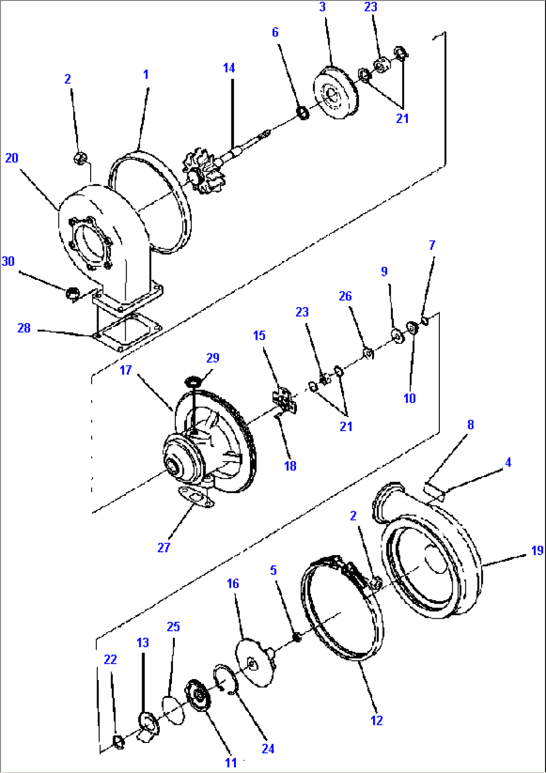 FIG. A1203-A7A7 TURBOCHARGER