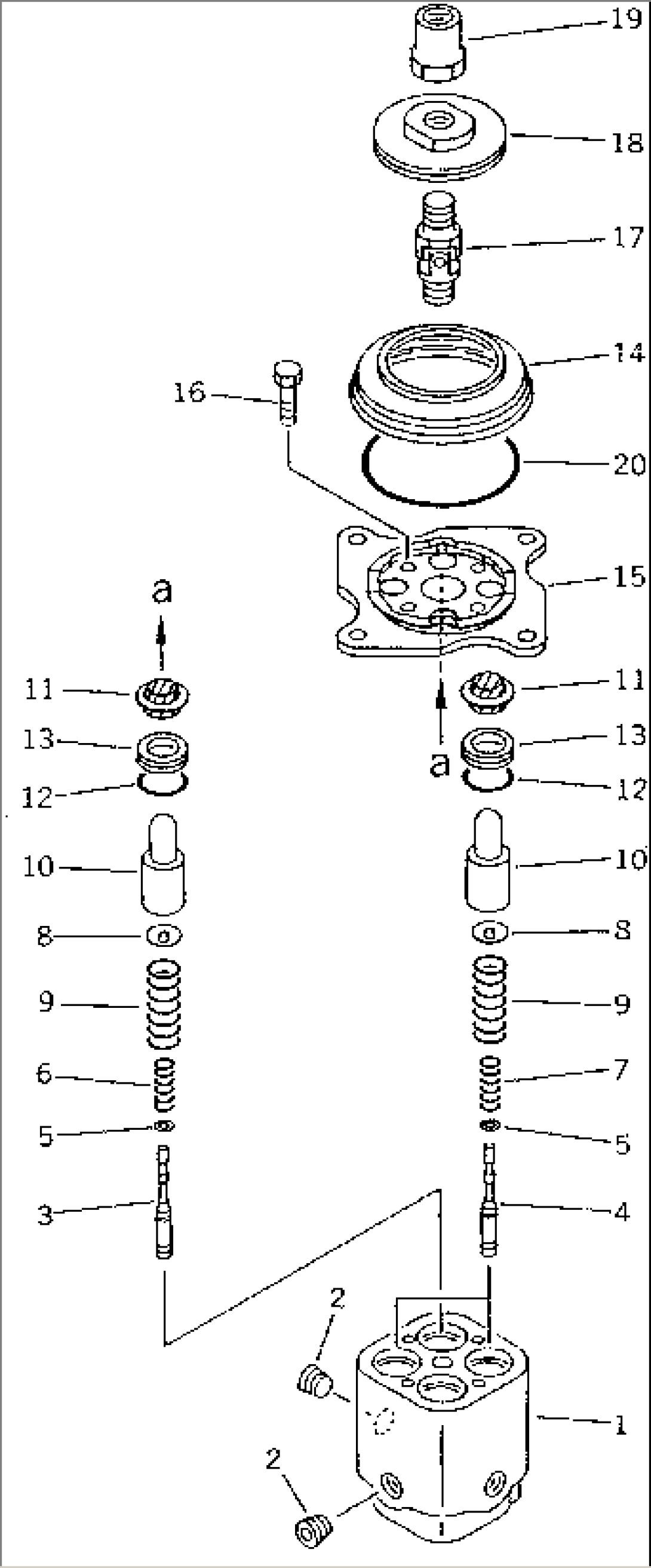 P.P.C. VALVE (FOR MONO LEVER STEERING)(#75001-76440)