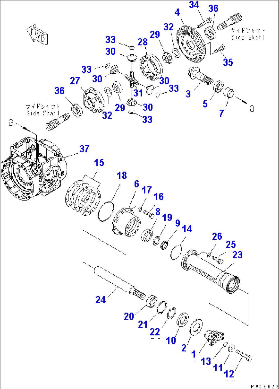 FRONT AXLE (DIFFERENTIAL)