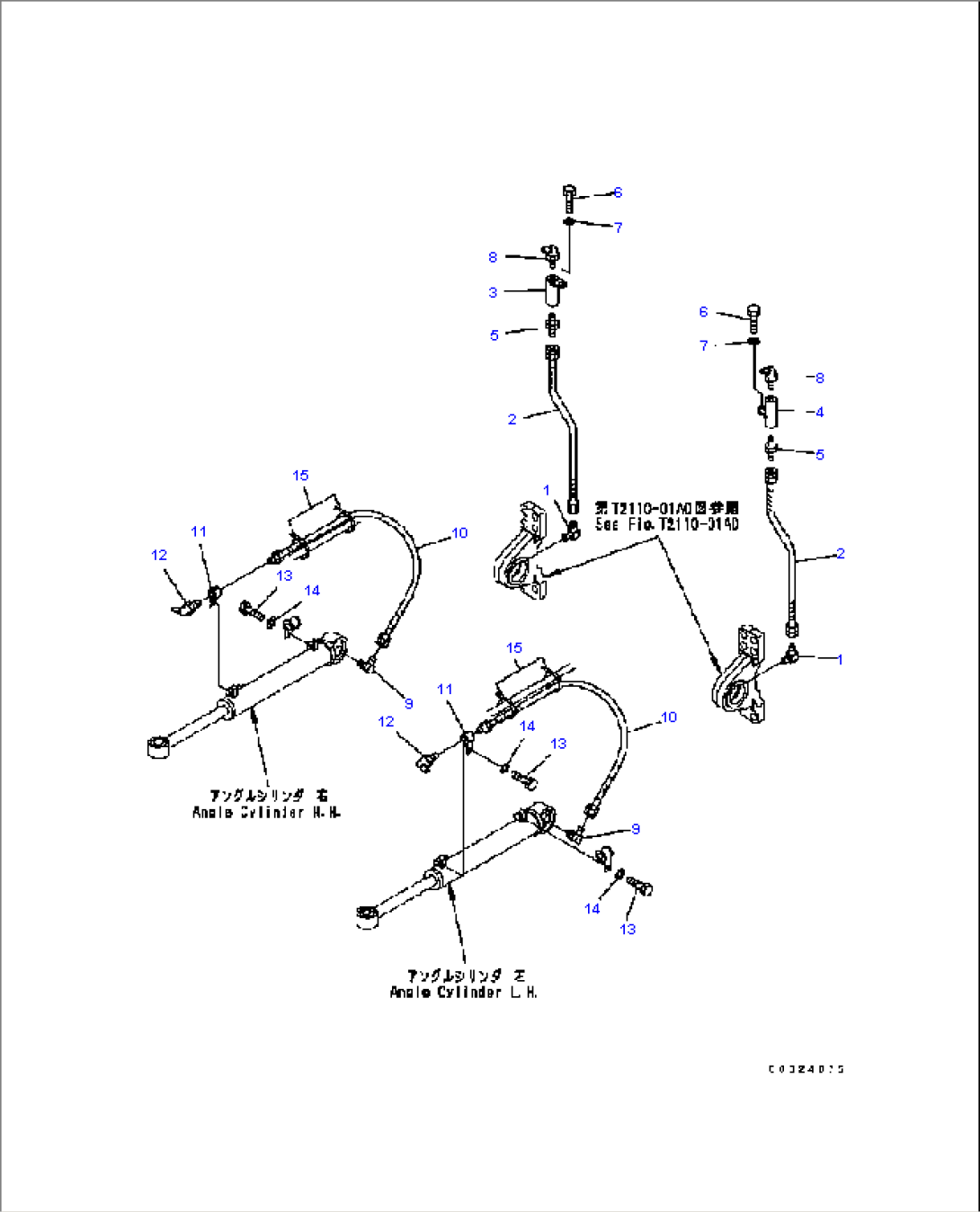DOZER OIL LINE (LUBRICATION LINE)