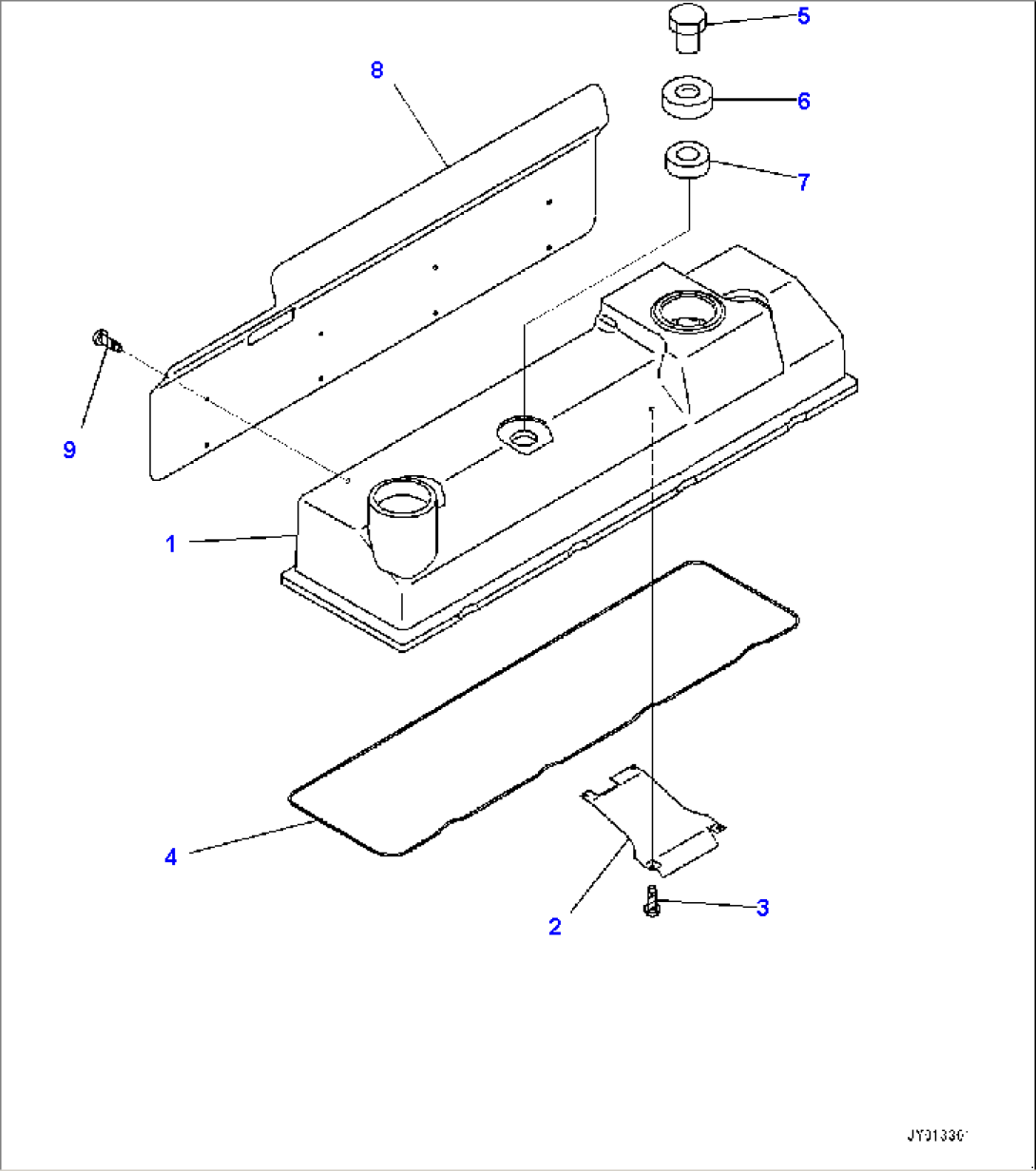 Cylinder Head Cover (#501795-)
