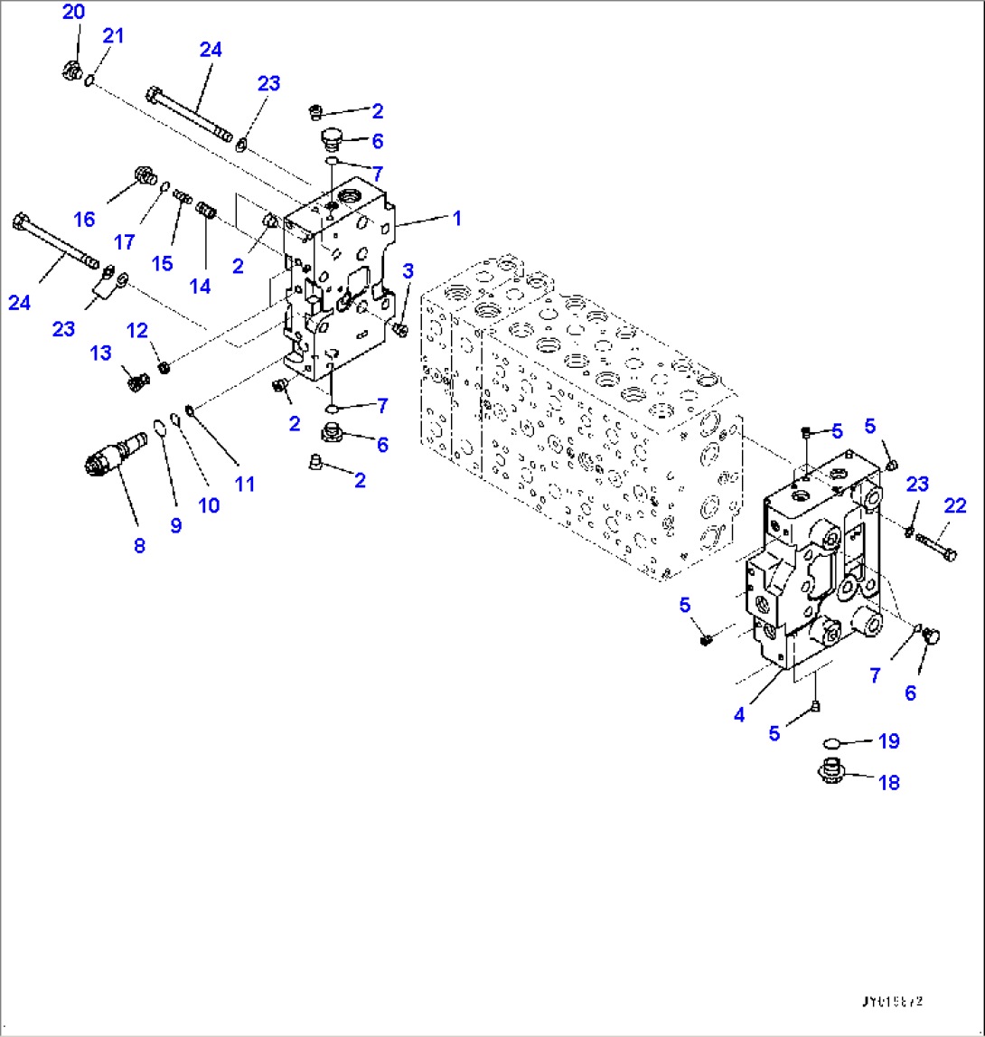 Control Valve, Inner Parts (6/24) (#1001-)